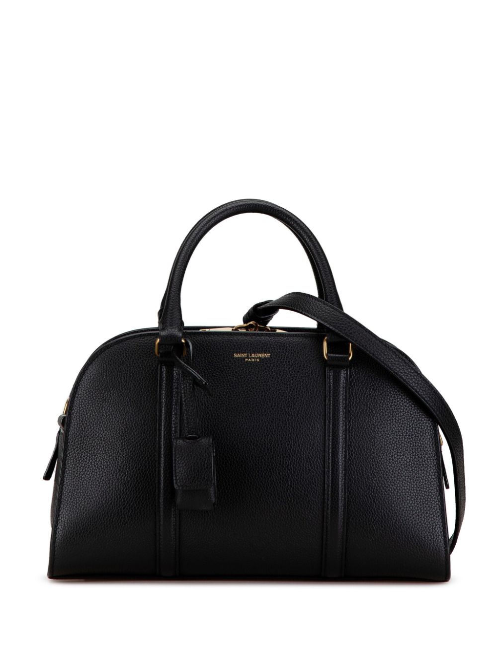 Saint Laurent Pre-Owned 2021 Leather Lock Baby Duffle Bag satchel - Black von Saint Laurent Pre-Owned