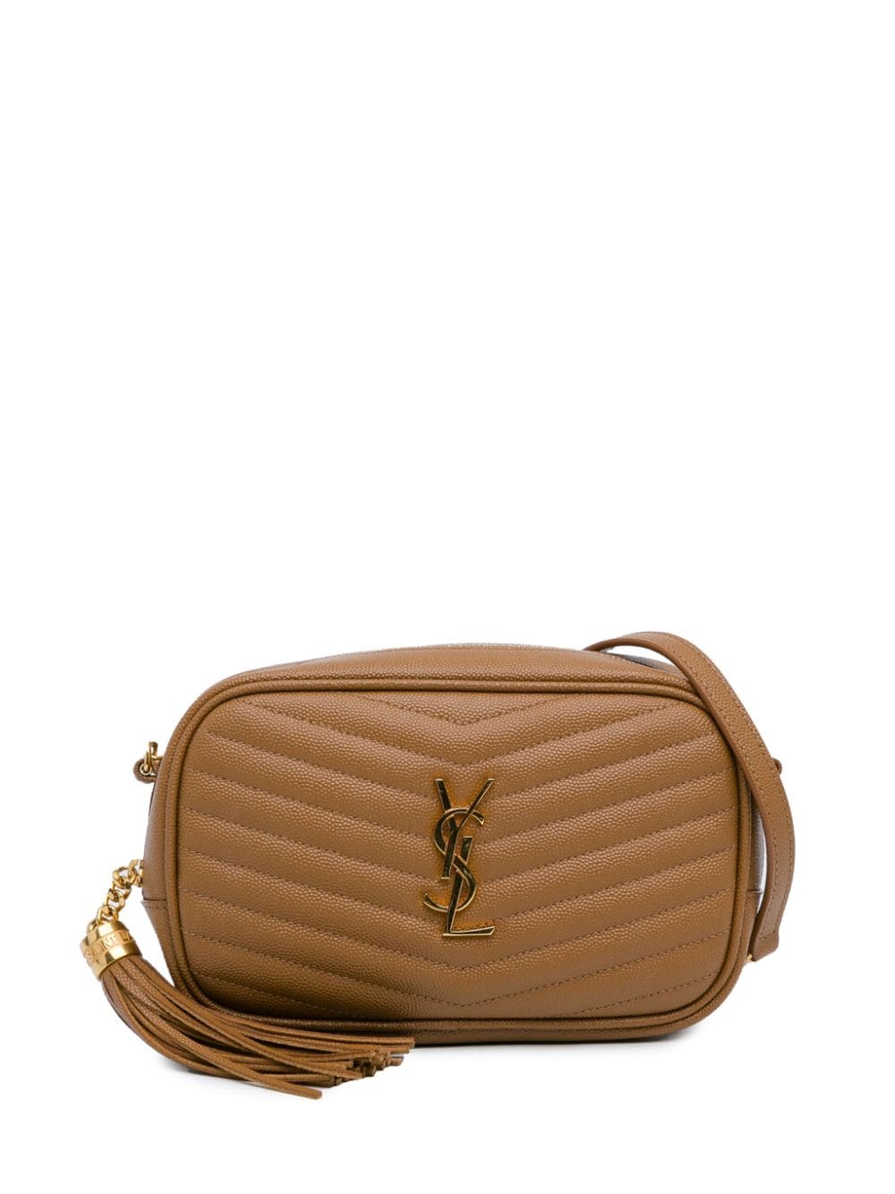 Saint Laurent Pre-Owned 2021 Mini Lou Camera crossbody bag - Brown von Saint Laurent Pre-Owned