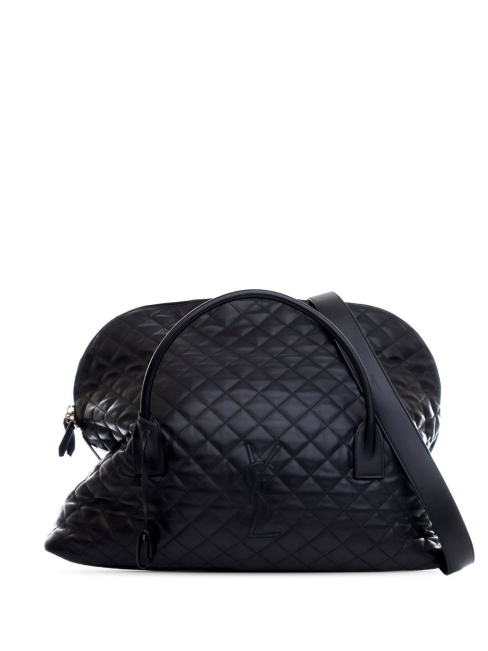 Saint Laurent Pre-Owned 2023 Quilted Calfskin ES Giant travel bag - Black von Saint Laurent Pre-Owned