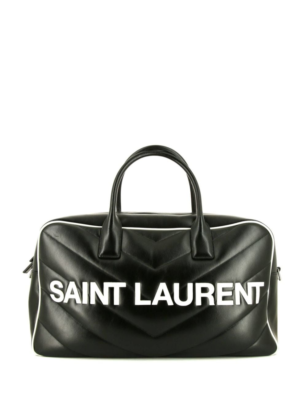 Saint Laurent Pre-Owned Miles leather travel bag - Black von Saint Laurent Pre-Owned