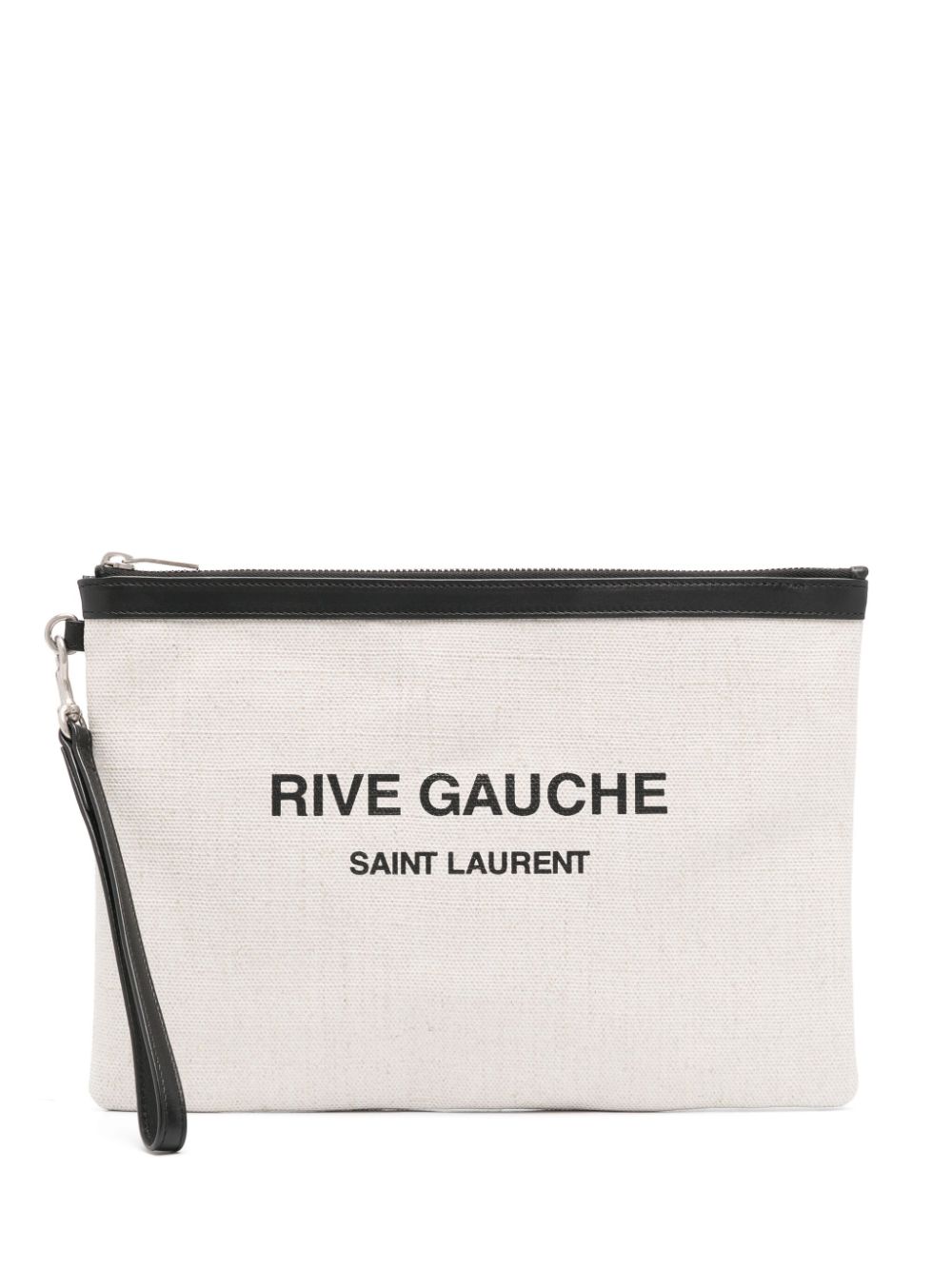 Saint Laurent Pre-Owned Rive Gauche clutch bag - Neutrals von Saint Laurent Pre-Owned