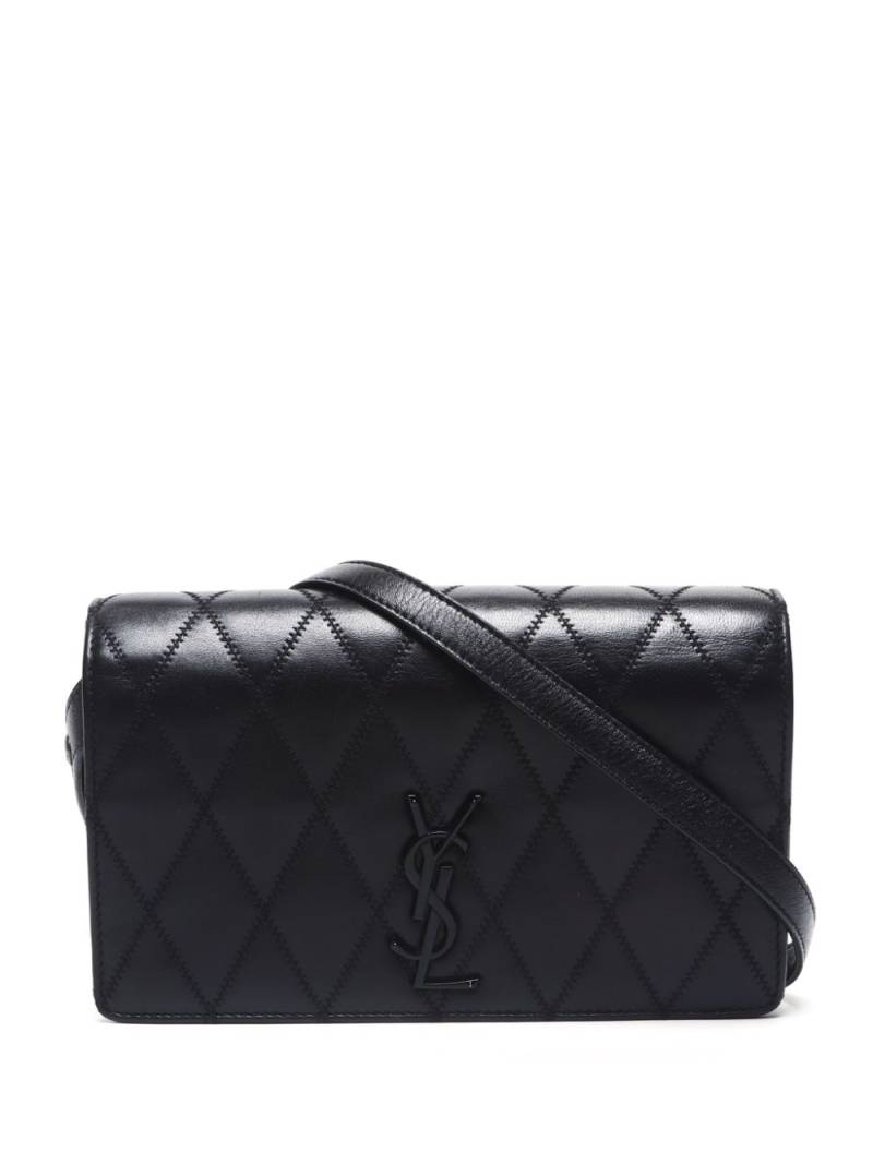 Saint Laurent Pre-Owned YSL logo shoulder bag - Black von Saint Laurent Pre-Owned