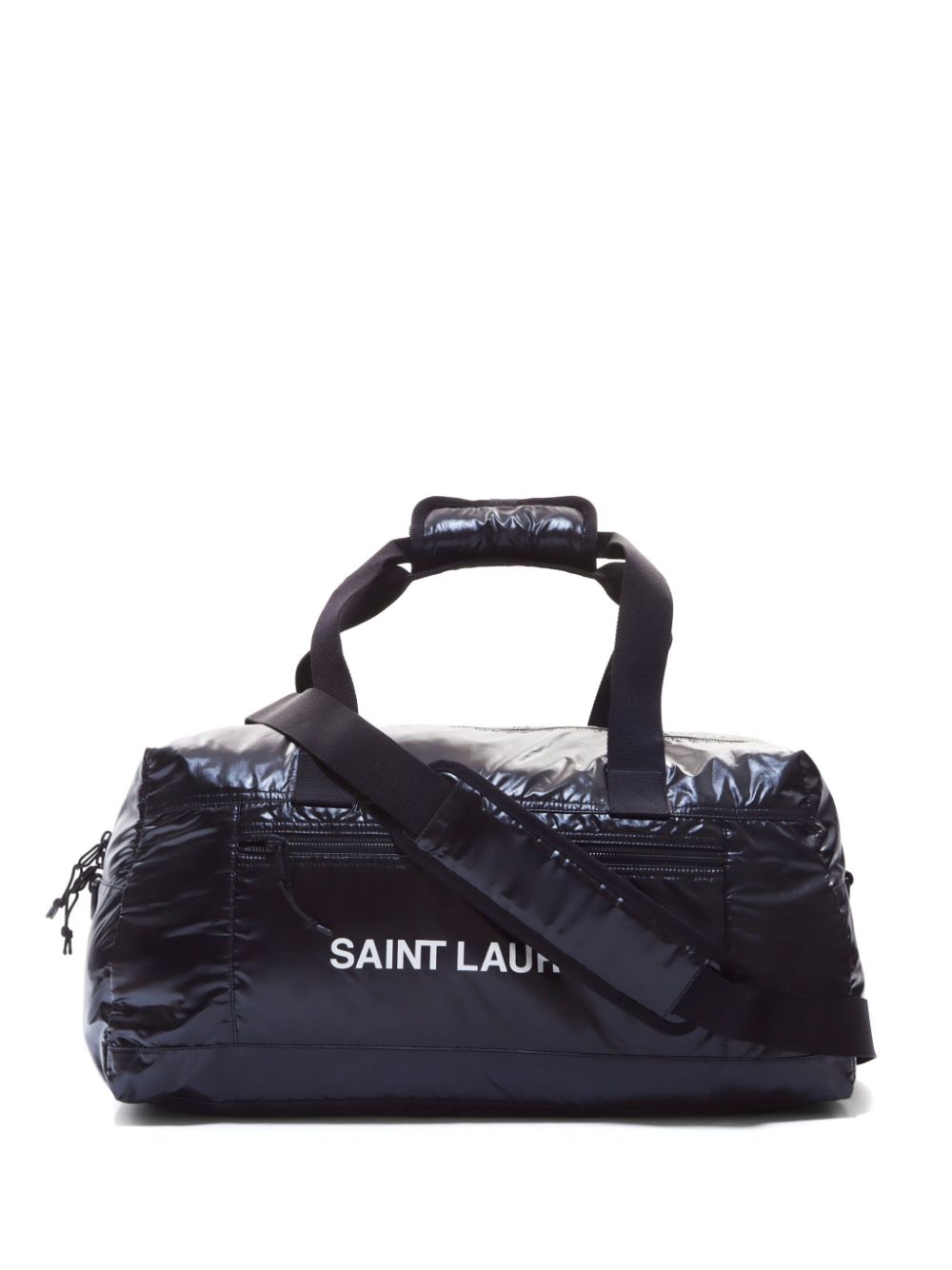 Saint Laurent Pre-Owned logo-print two-way duffle bag - Black von Saint Laurent Pre-Owned