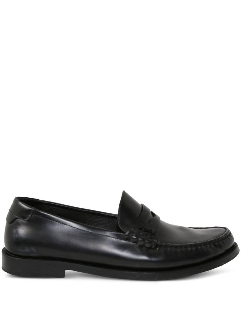 Saint Laurent Pre-Owned penny-slot leather loafers - Black von Saint Laurent Pre-Owned