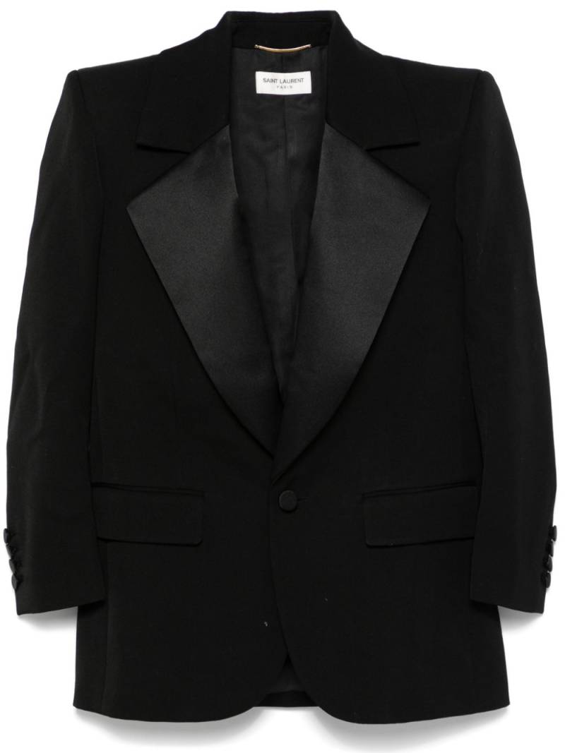 Saint Laurent Pre-Owned single-breasted blazer - Black von Saint Laurent Pre-Owned