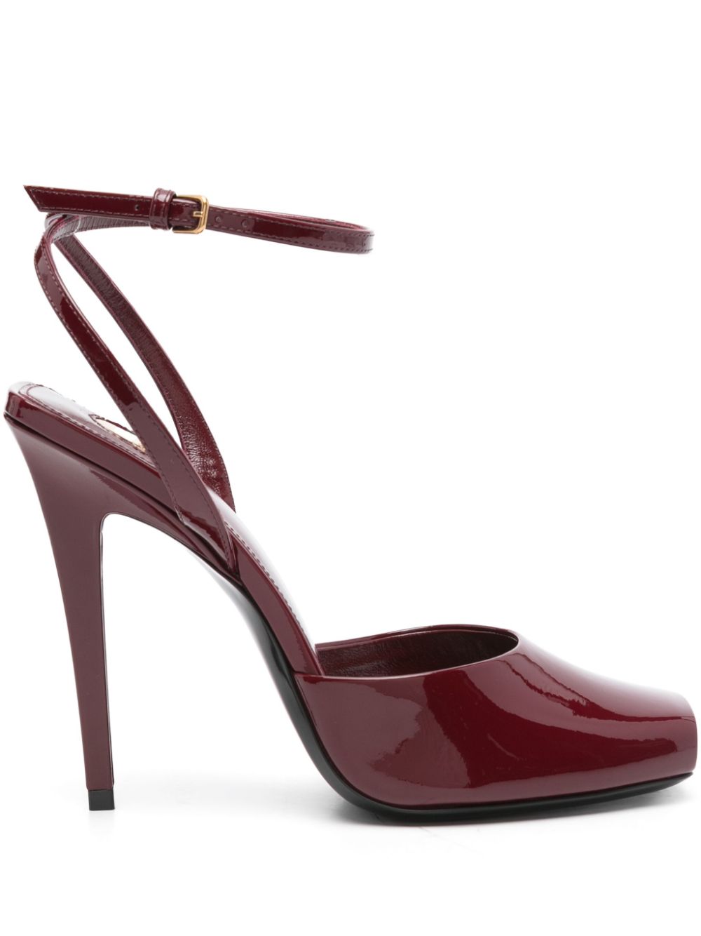 Saint Laurent 110mm La Scandale sandals - Red von Saint Laurent