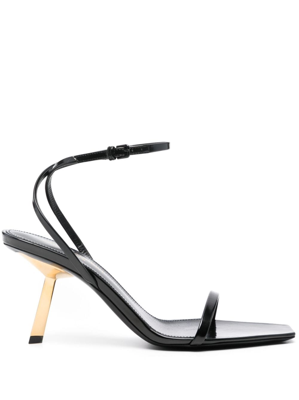 Saint Laurent 75mm Lee sandals - Black von Saint Laurent