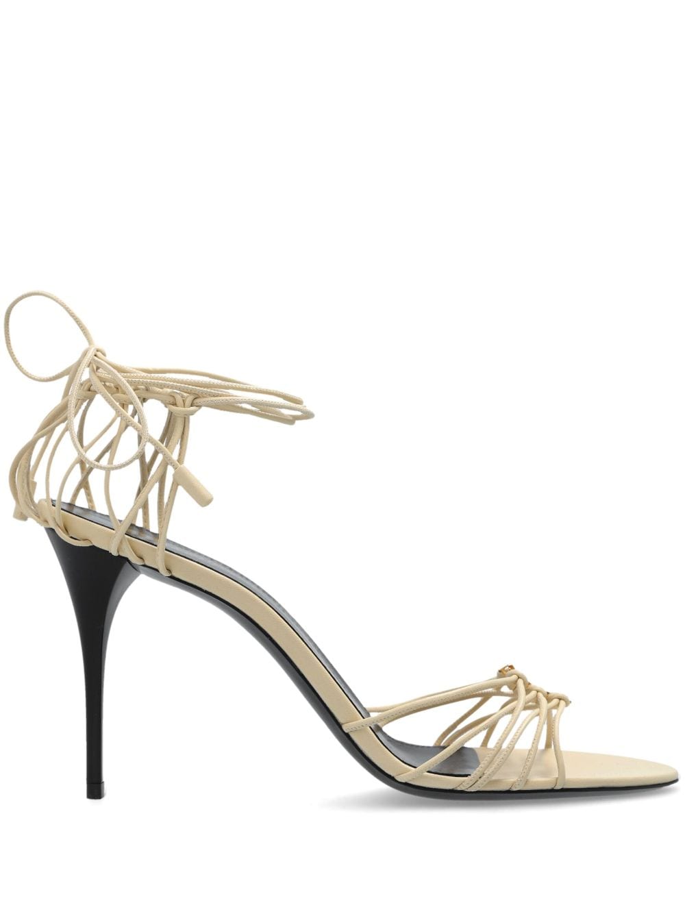 Saint Laurent 90mm Babylone sandals - Neutrals von Saint Laurent