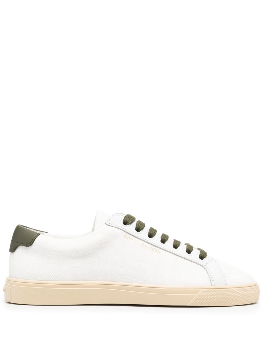 Saint Laurent Andy low-top leather sneakers - White von Saint Laurent