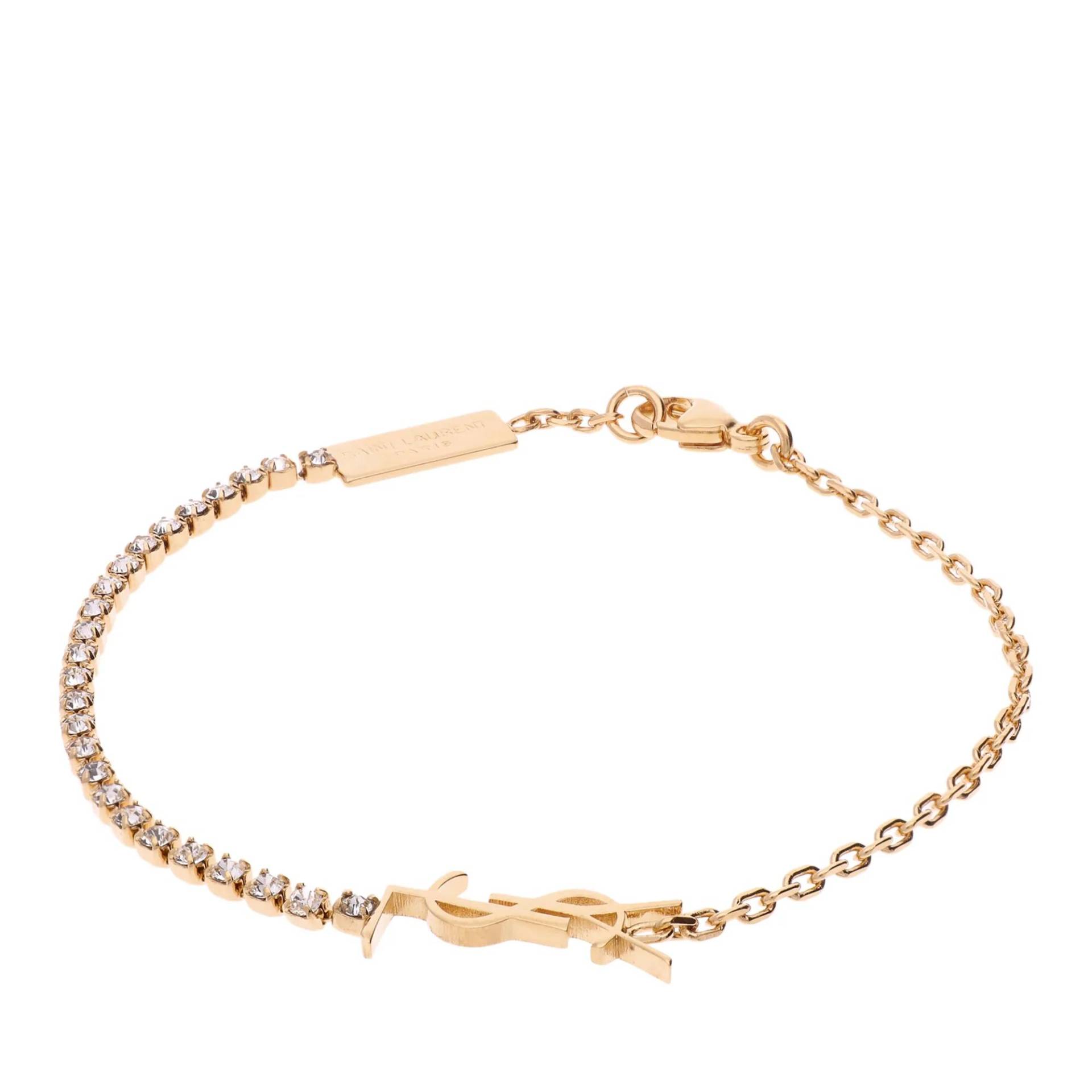 Saint Laurent Armbanduhr - Cassandre Charm Bracelet Gold - Gr. M - in Gold - für Damen von Saint Laurent