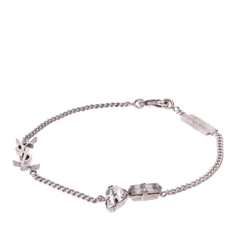 Saint Laurent Armbanduhr - Cassandre Charm Bracelet Silver - Gr. M - in Silber - für Damen von Saint Laurent