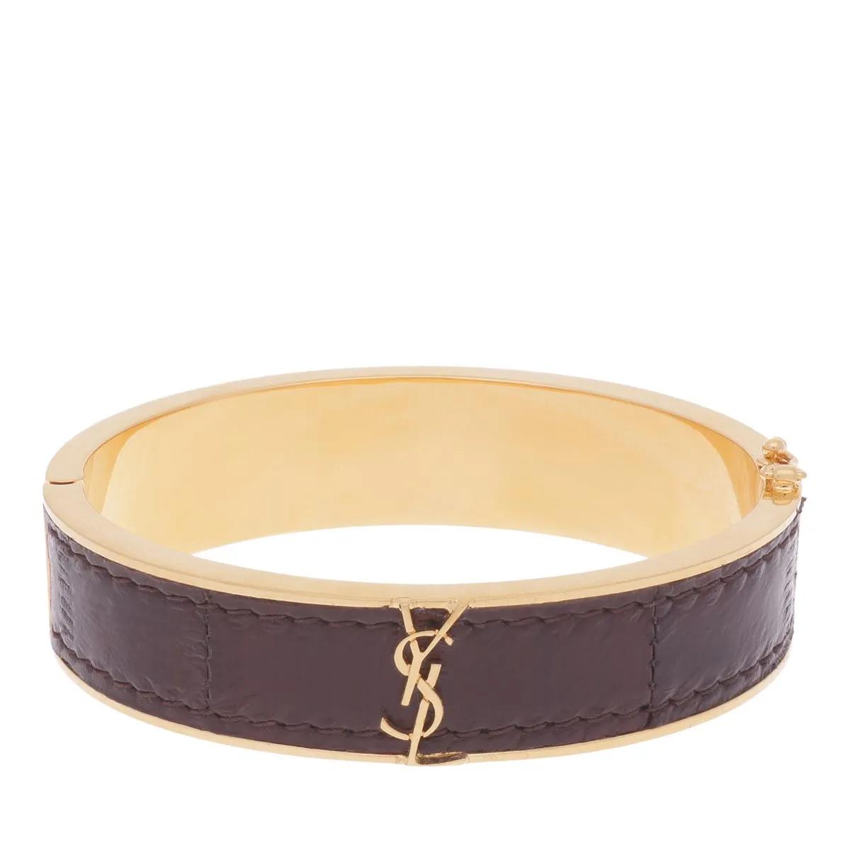 Saint Laurent Armbanduhr - Ysl Armband - Gr. S - in Dunkelbraun - für Damen von Saint Laurent