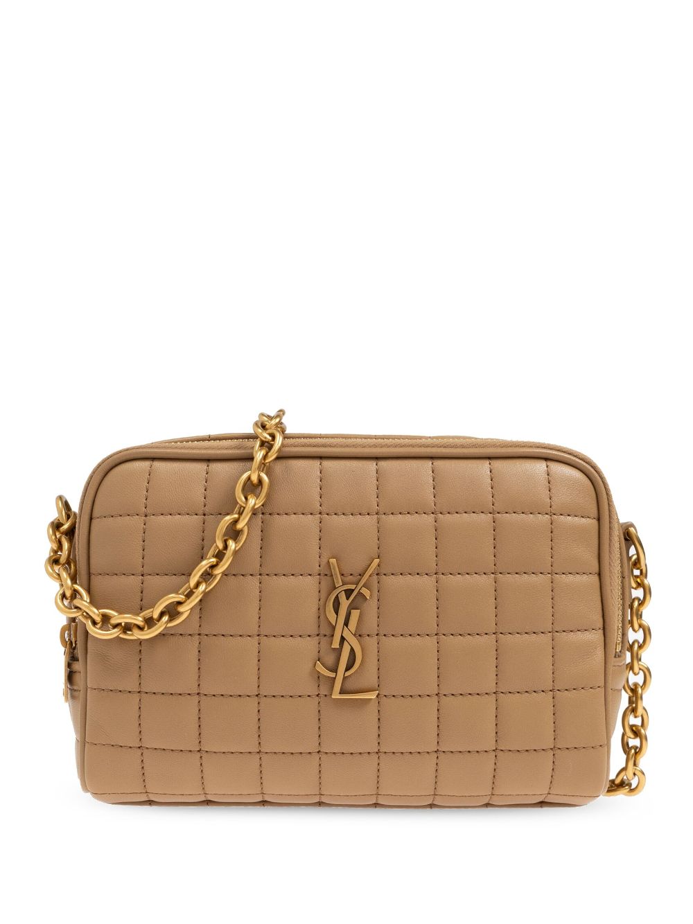 Saint Laurent Cassandre cross body bag - Neutrals von Saint Laurent