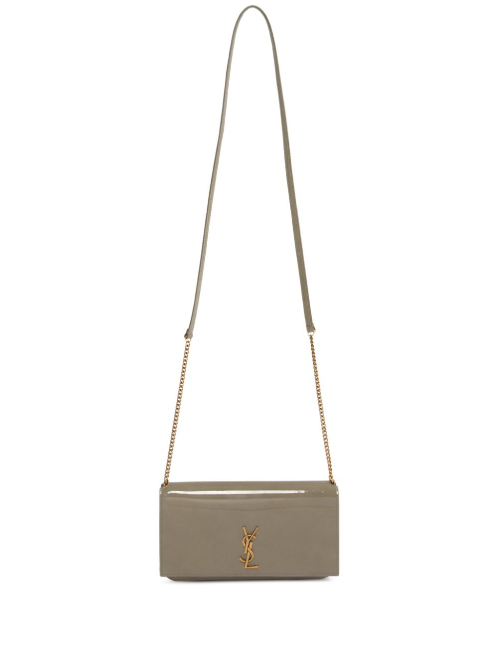 Saint Laurent Cassandre envelope chain wallet - Green von Saint Laurent