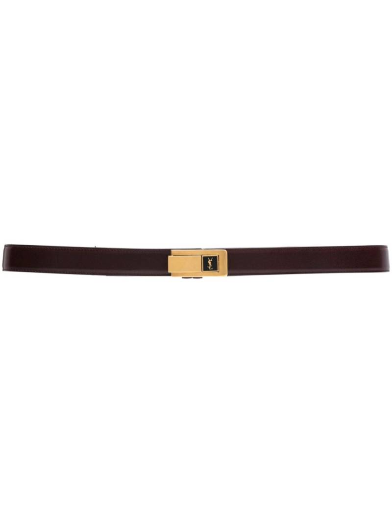 Saint Laurent Charniere belt - Red von Saint Laurent