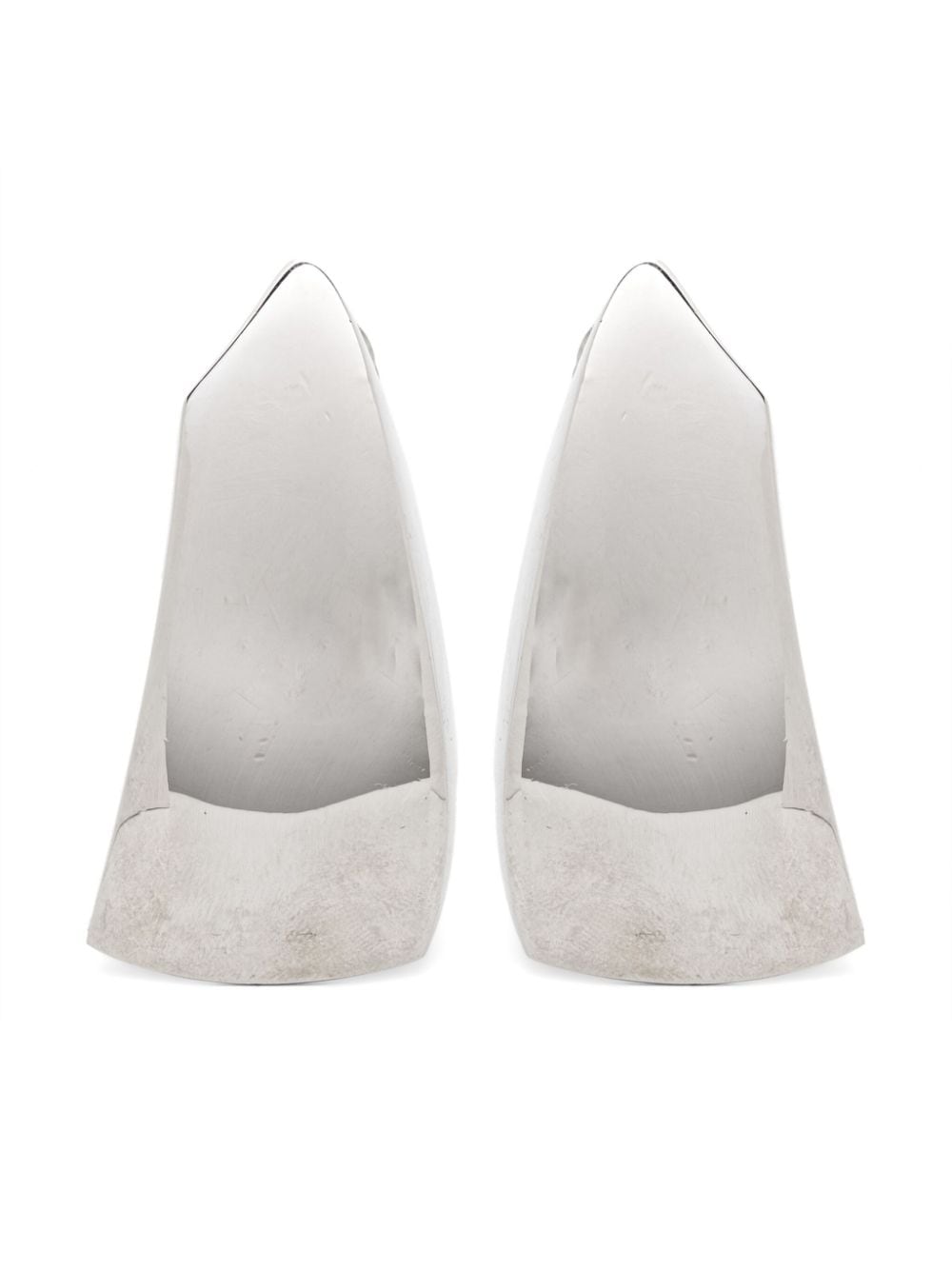 Saint Laurent Comet sculpted earrings - Silver von Saint Laurent