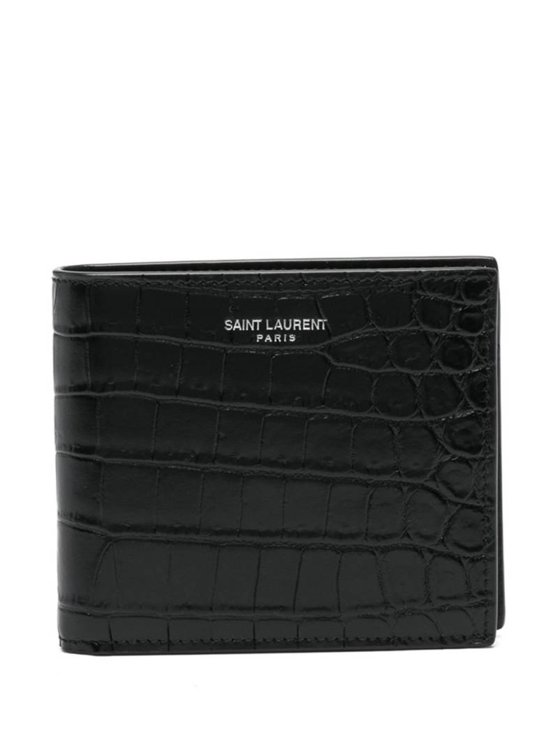 Saint Laurent Paris East/West wallet - Black von Saint Laurent