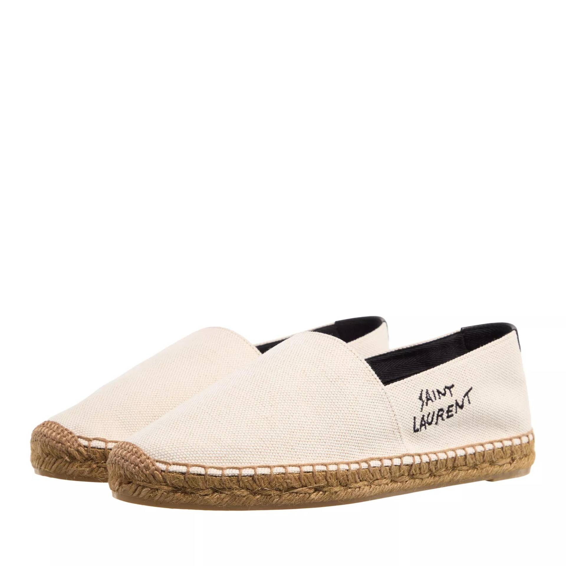 Saint Laurent Espadrilles - Embroidered Espadrilles Canvas - Gr. 36 (EU) - in Beige - für Damen von Saint Laurent