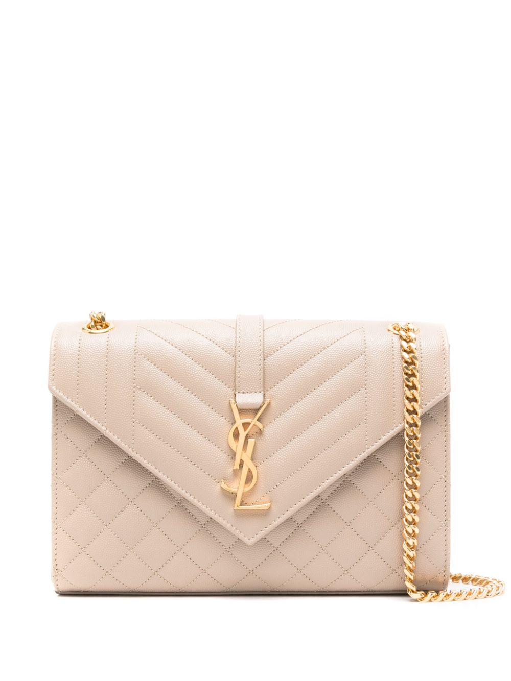 Saint Laurent Envelope shoulder bag - Neutrals von Saint Laurent