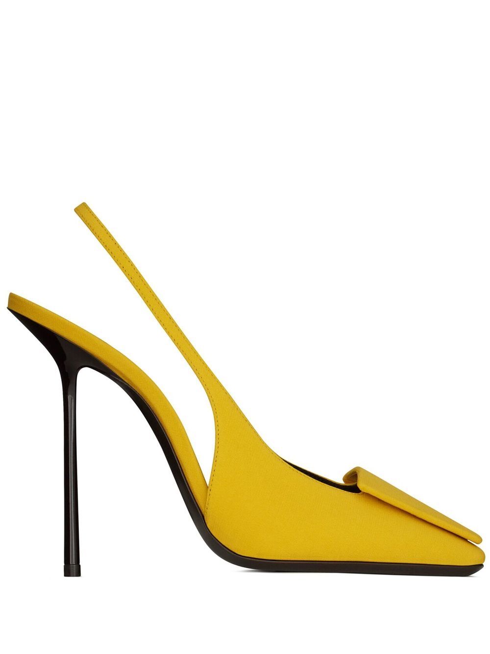 Saint Laurent George 115mm slingback pumps - Yellow von Saint Laurent