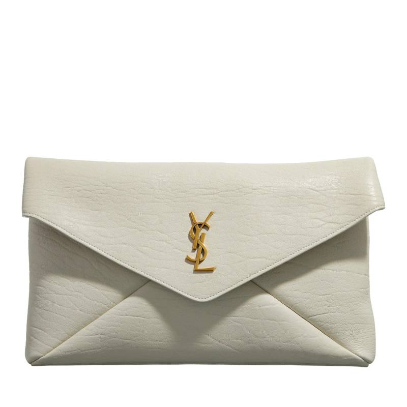 Saint Laurent Handtasche - Cassandre Large Envelope Pouch - Gr. unisize - in Beige - für Damen von Saint Laurent