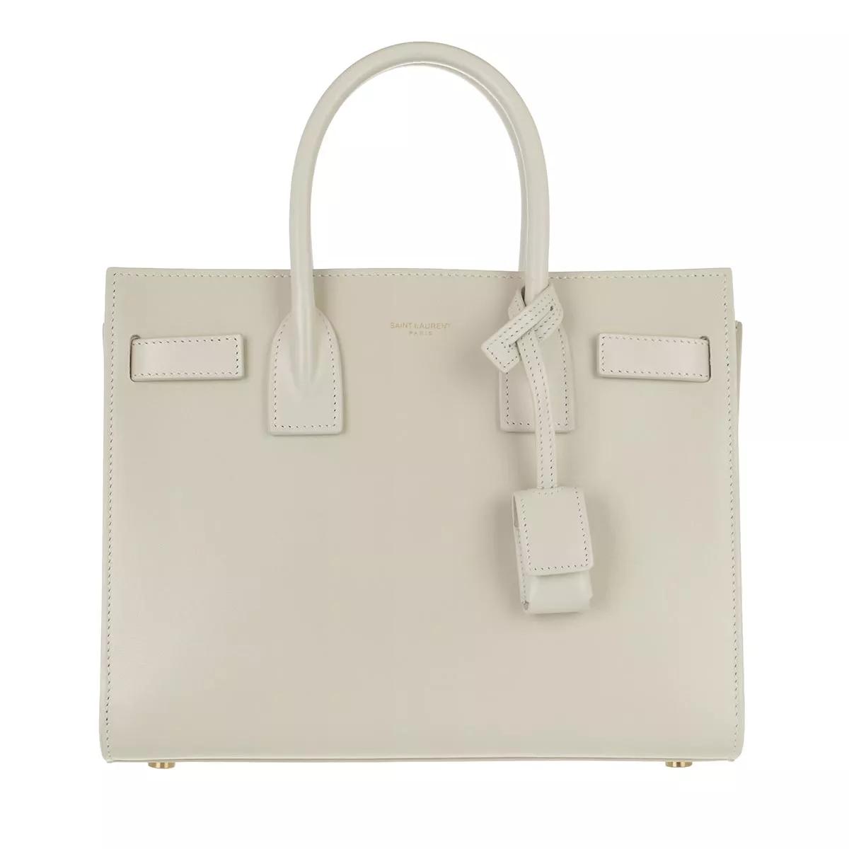 Saint Laurent Henkeltasche - Baby Sac De Jour Bag Leather - Gr. unisize - in Creme - für Damen von Saint Laurent