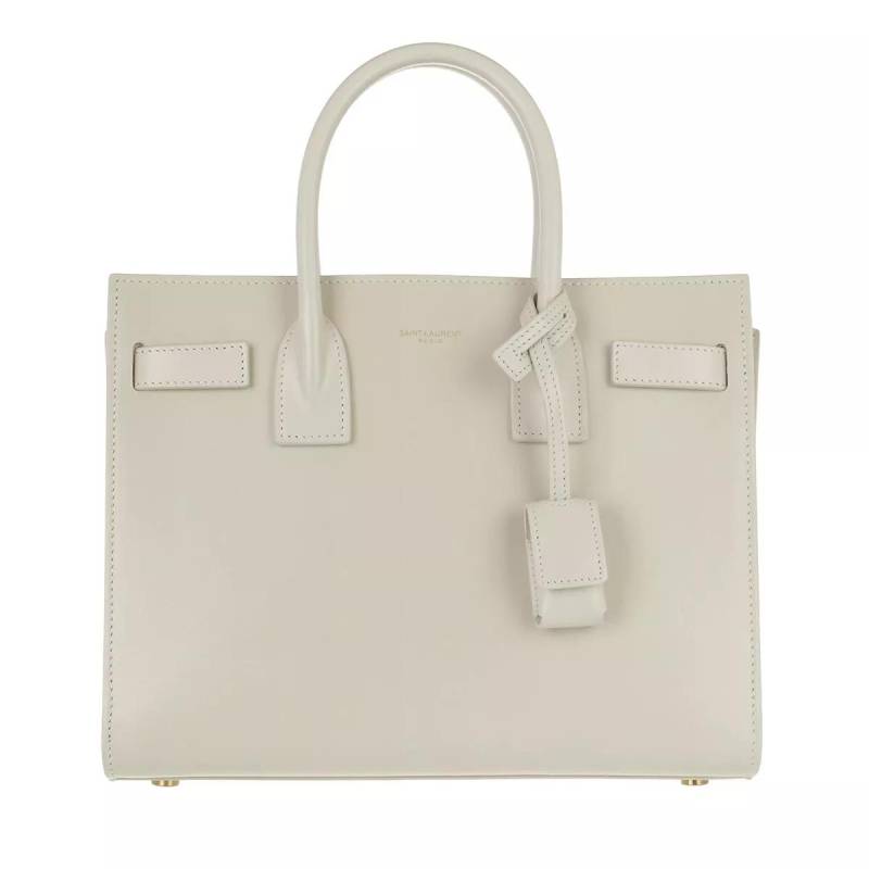 Saint Laurent Henkeltasche - Baby Sac De Jour Bag Leather - Gr. unisize - in Creme - für Damen von Saint Laurent