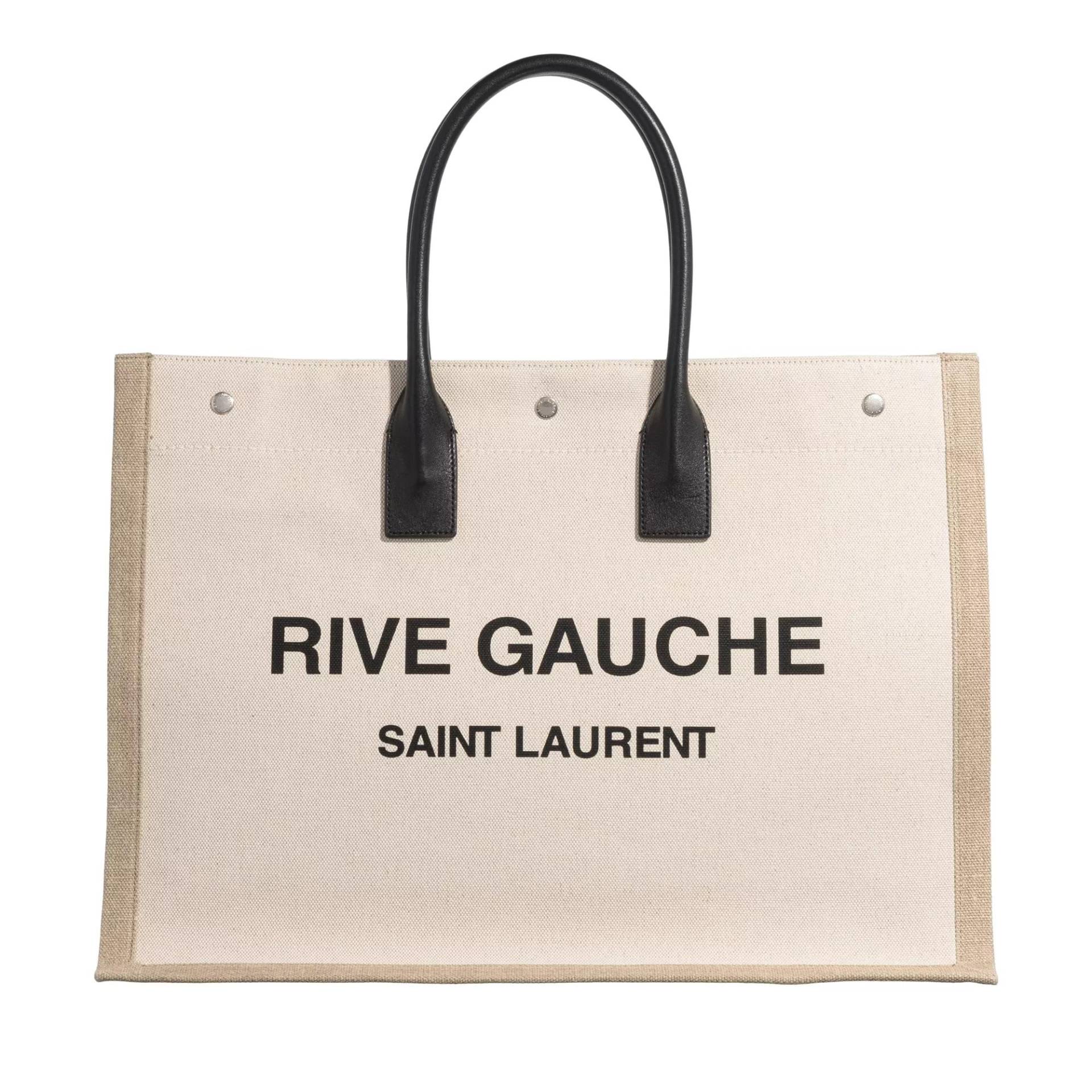 Saint Laurent Handtasche - Rive Gauche Large Shopper - Gr. unisize - in Beige - für Damen von Saint Laurent