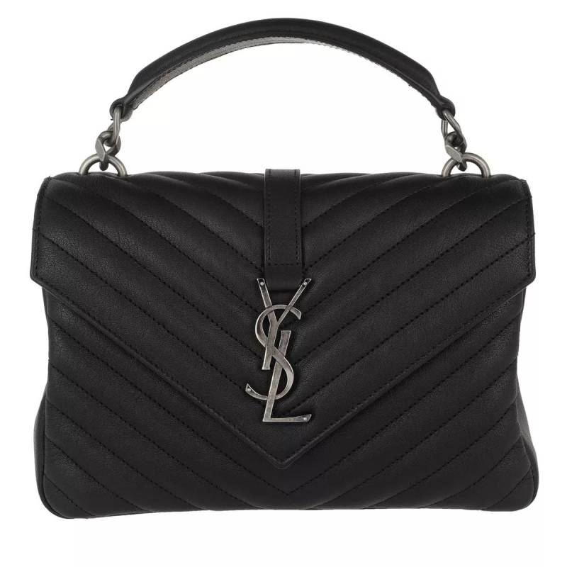 Saint Laurent Henkeltasche - Ysl College Medium - Gr. unisize - in Schwarz - für Damen von Saint Laurent