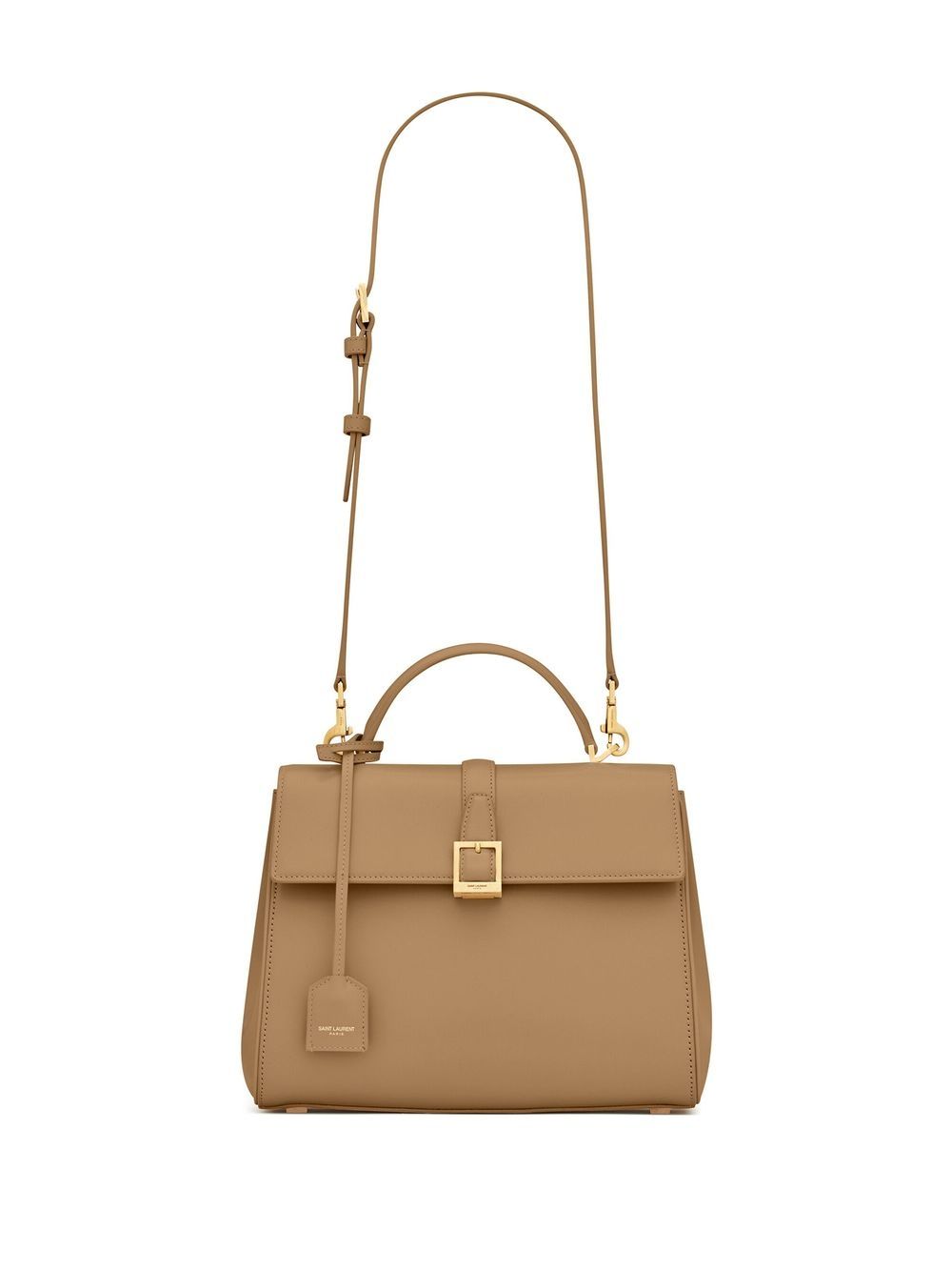 Saint Laurent Joan small leather bag - Neutrals von Saint Laurent