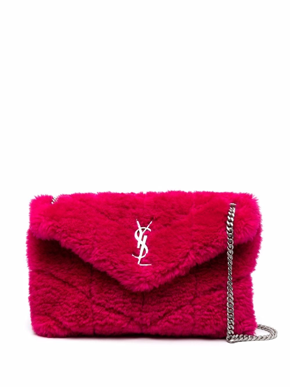 Saint Laurent Lou Lou Puffer quilted shoulder bag - Pink von Saint Laurent