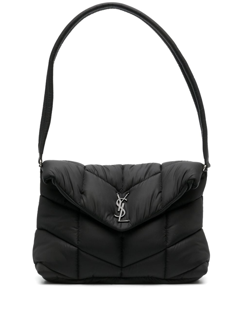 Saint Laurent Loulou Puffer shoulder bag - Black von Saint Laurent