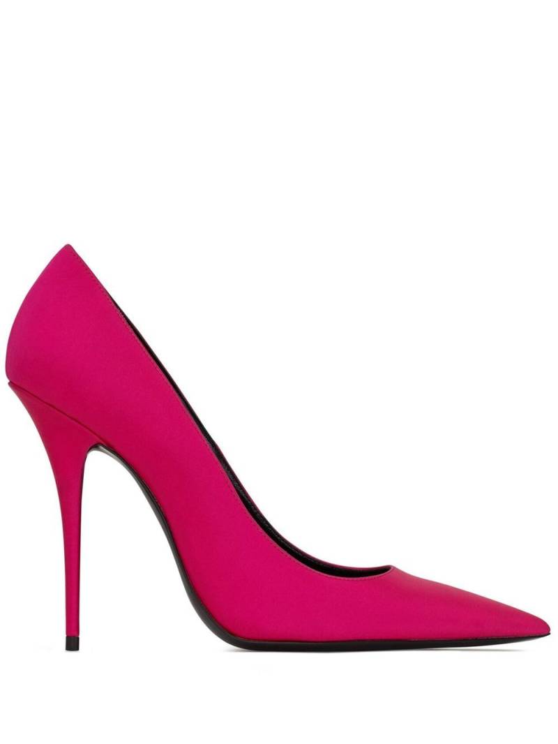 Saint Laurent Marylin 110mm satin pumps - Pink von Saint Laurent