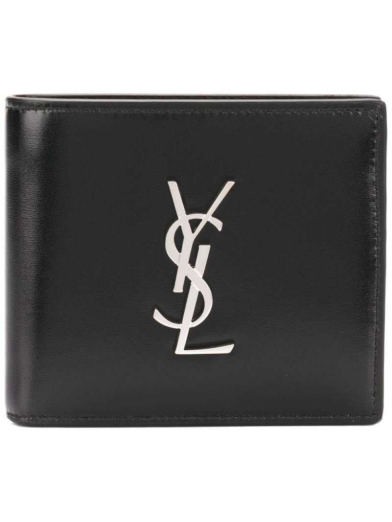 Saint Laurent Monogram bifold wallet - Black von Saint Laurent