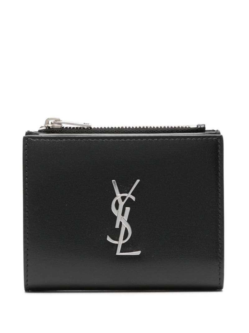 Saint Laurent monogram leather wallet - Black von Saint Laurent