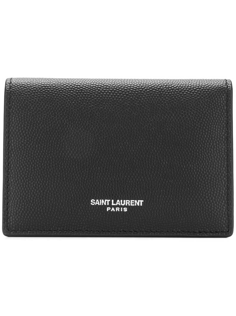 Saint Laurent Paris bi-fold cardholder - Black von Saint Laurent