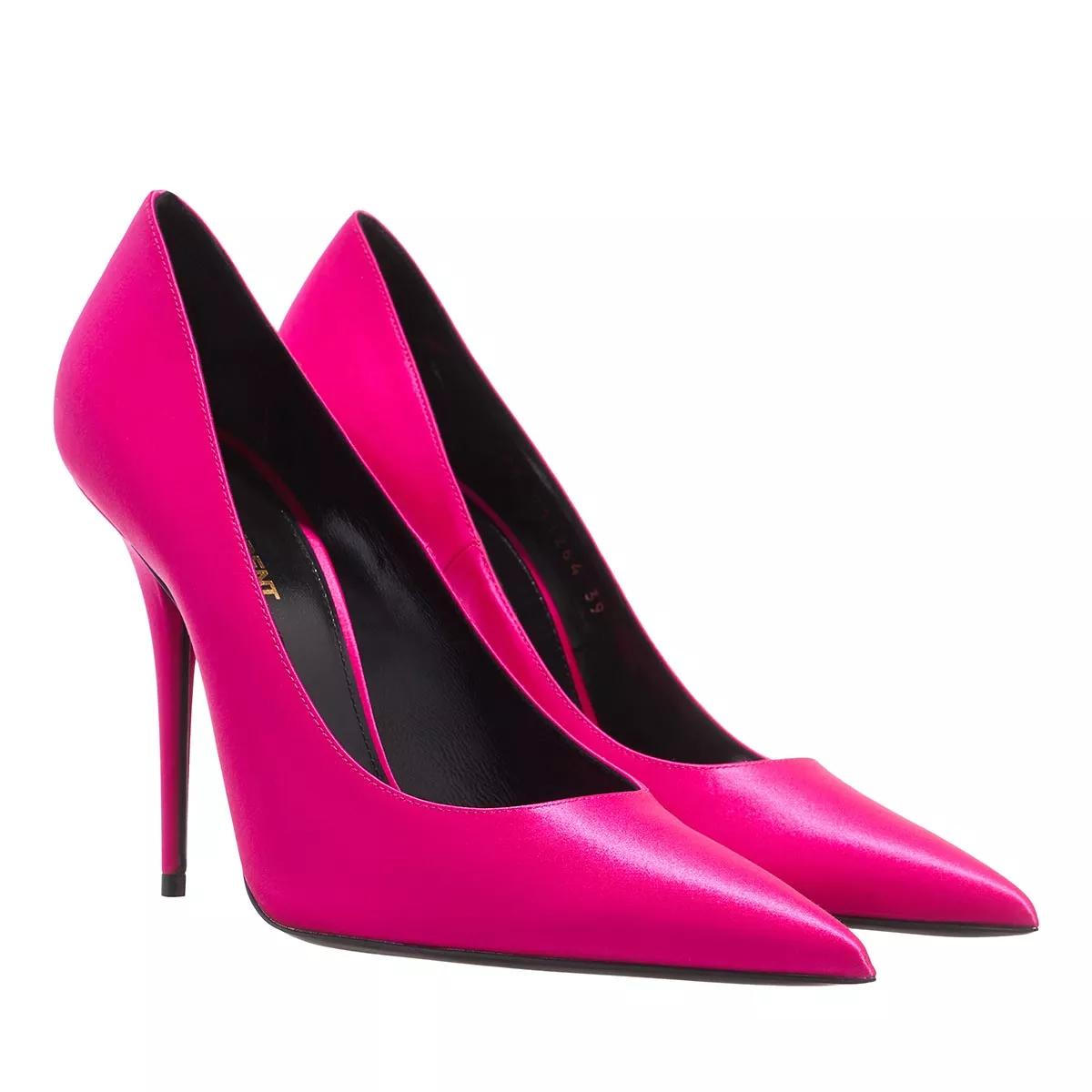 Saint Laurent Pumps & High Heels - Instinct Pumps Crêpe Satin - Gr. 39,5 (EU) - in Rosa - für Damen von Saint Laurent