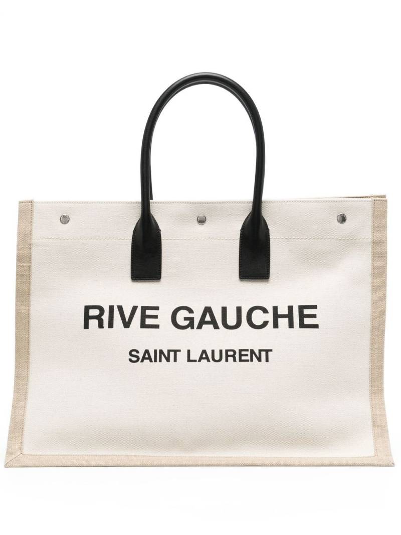 Saint Laurent Rive Gauche tote bag - Neutrals von Saint Laurent