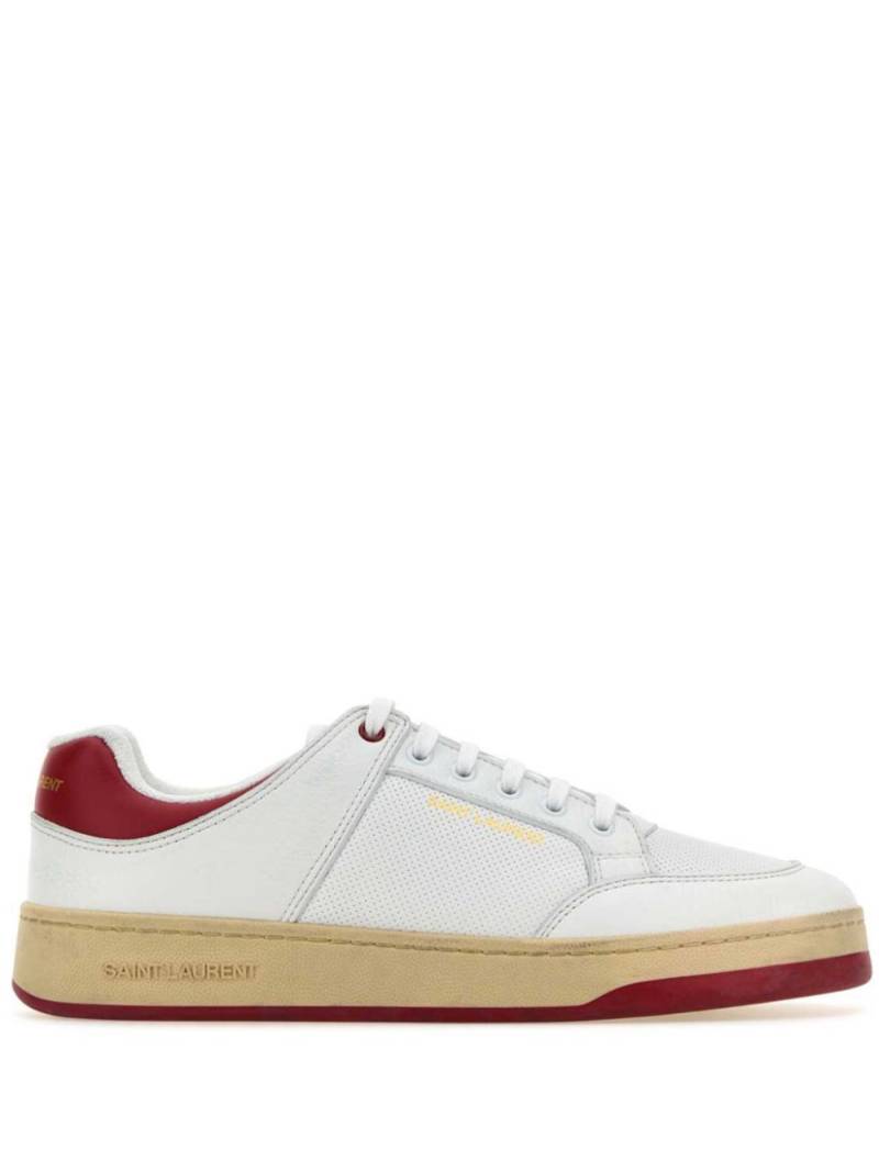 Saint Laurent SL/61 leather sneakers - White von Saint Laurent