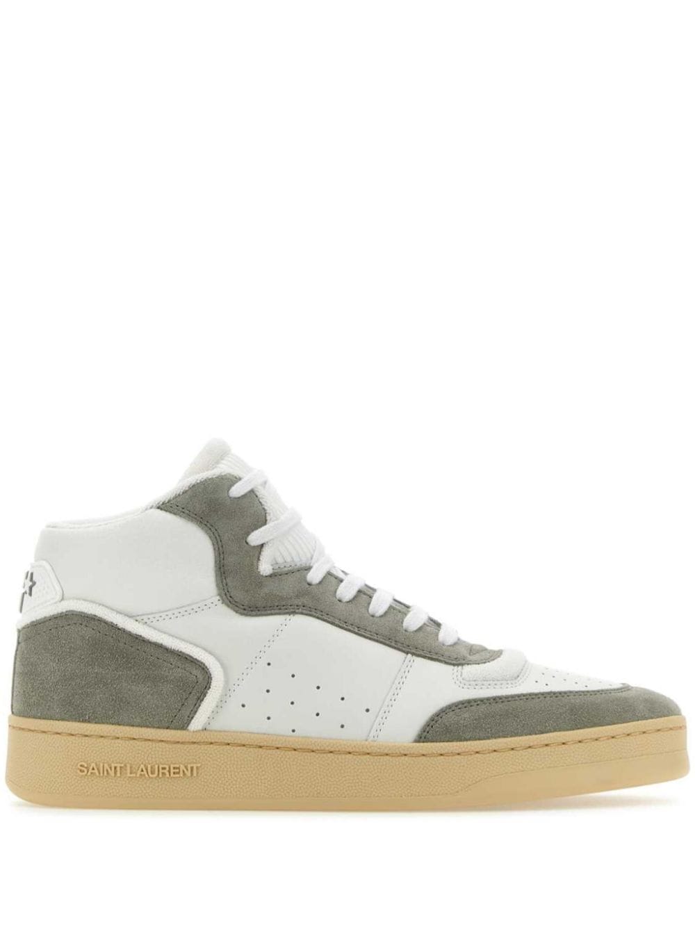 Saint Laurent SL/80 high-top sneakers - White von Saint Laurent