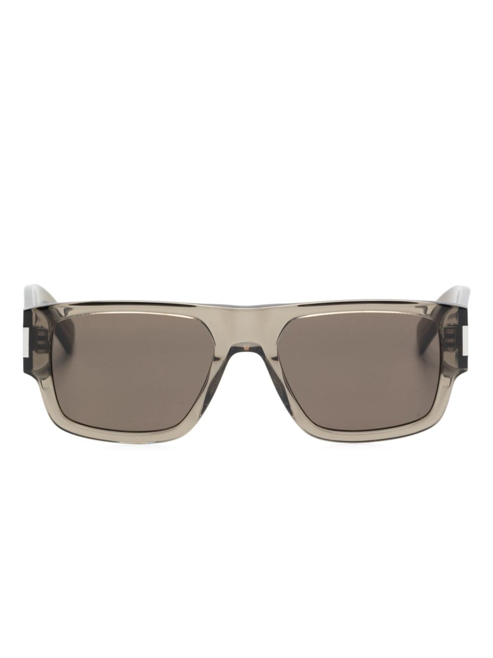 Saint Laurent Eyewear SL 659 rectangle-frame sunglasses - Grey von Saint Laurent Eyewear