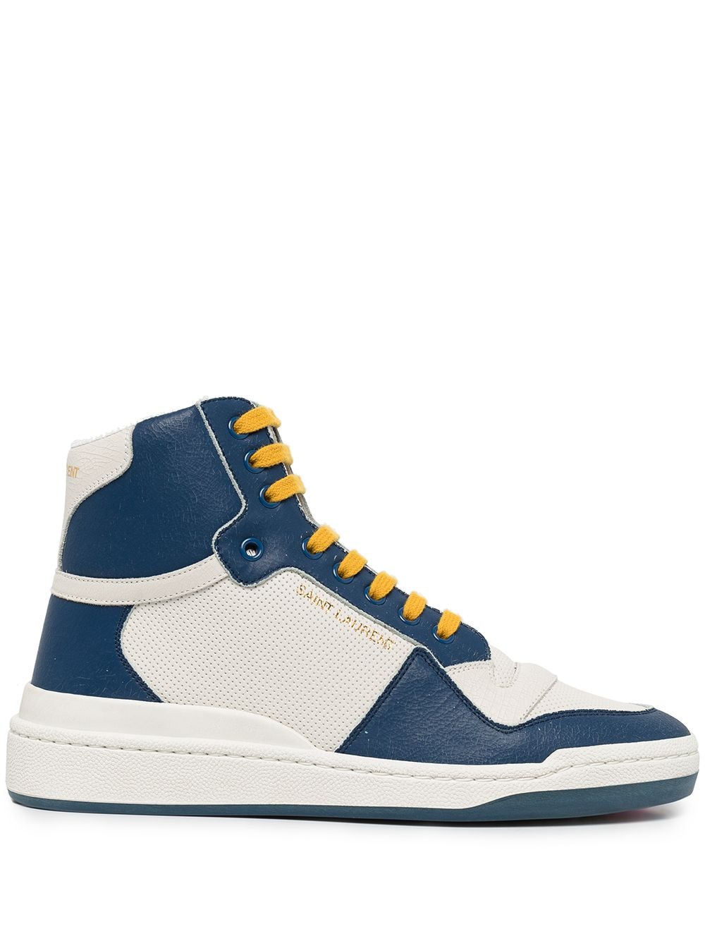 Saint Laurent SL24 high-top sneakers - Blue von Saint Laurent