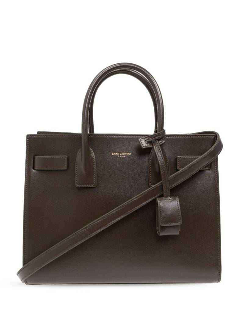 Saint Laurent Sac De Jour leather bag - Brown von Saint Laurent