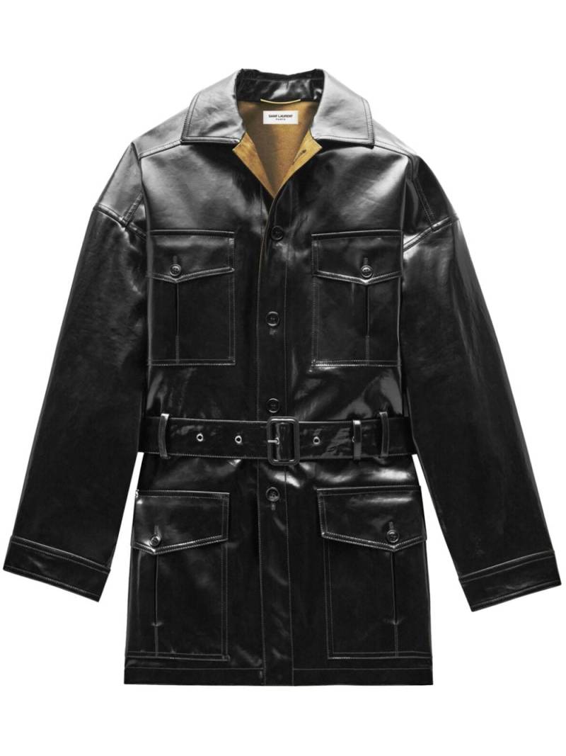 Saint Laurent Saharienne jacket - Black von Saint Laurent