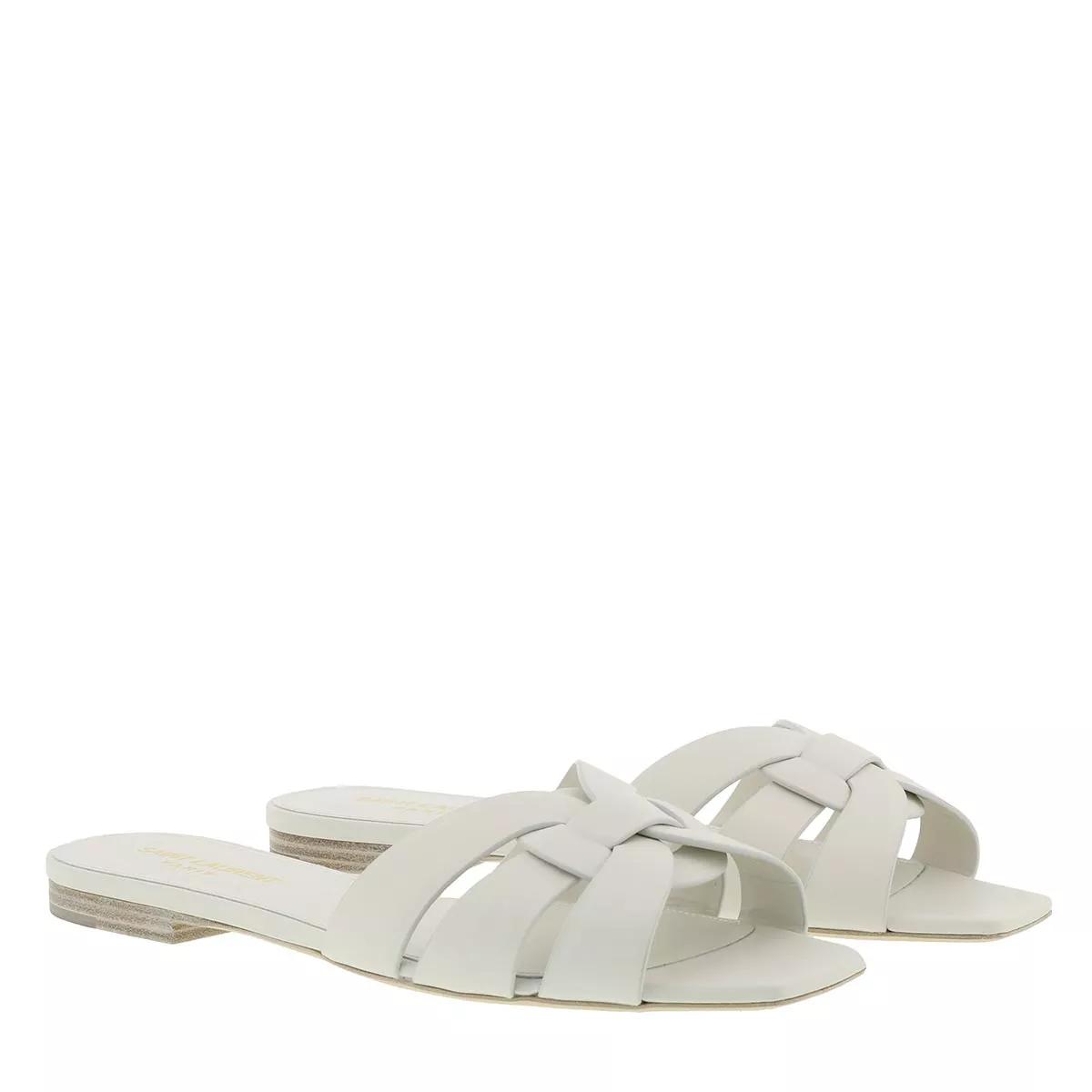 Saint Laurent Sandalen - Nu Pieds Slide Sandals - Gr. 36 (EU) - in Weiß - für Damen von Saint Laurent