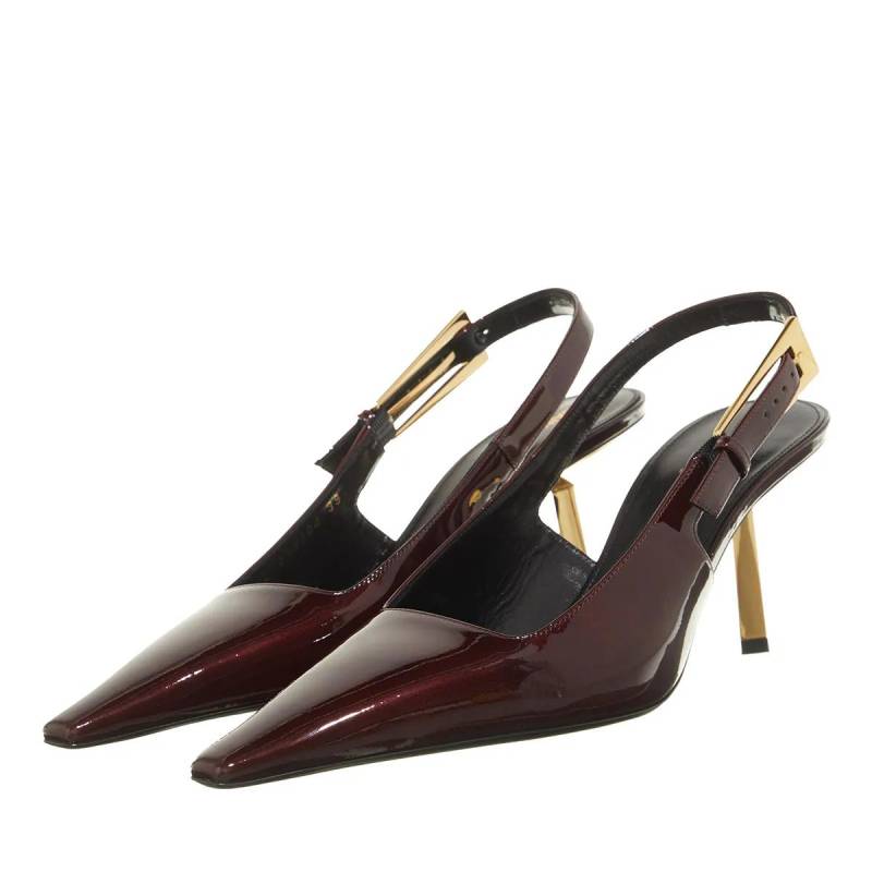 Saint Laurent Sandaletten mit Absatz - Lee Slingback Pumps - Gr. 37 (EU) - in Rot - für Damen von Saint Laurent