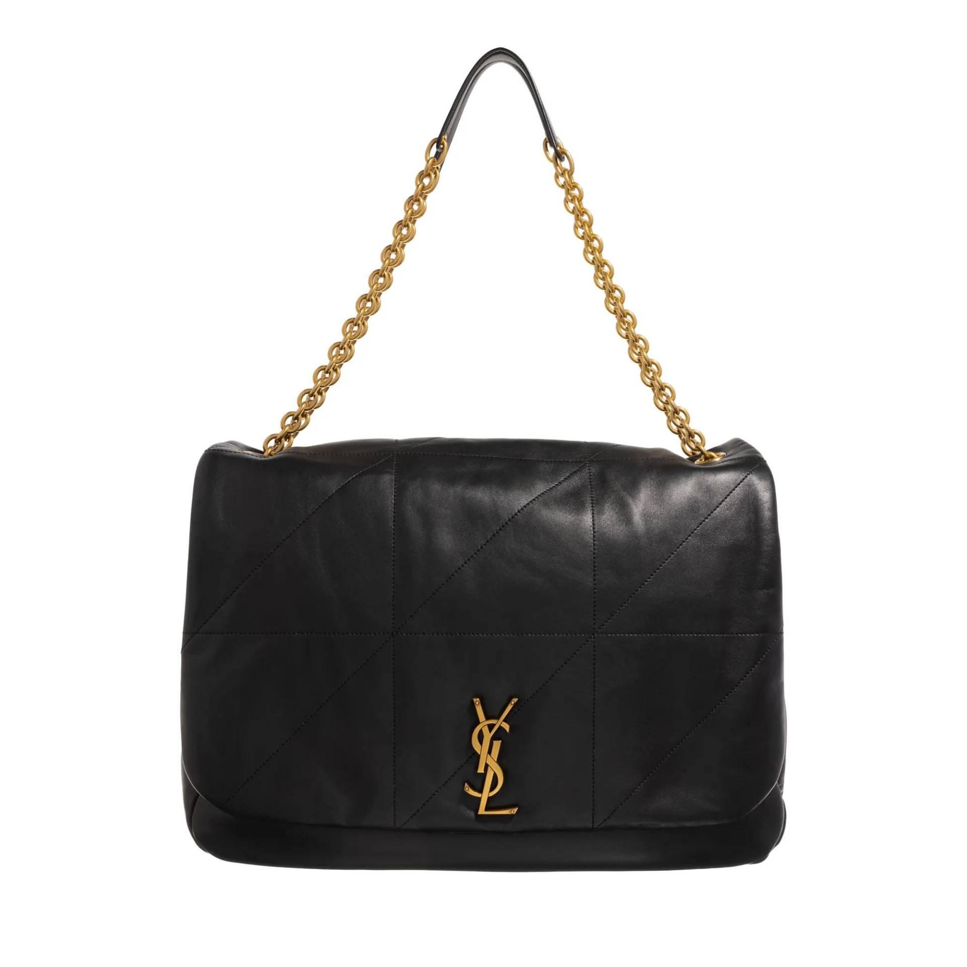 Saint Laurent Schultertasche - Borse Tracolla Monogramme Jamie Flap Bag - Gr. unisize - in Schwarz - für Damen von Saint Laurent