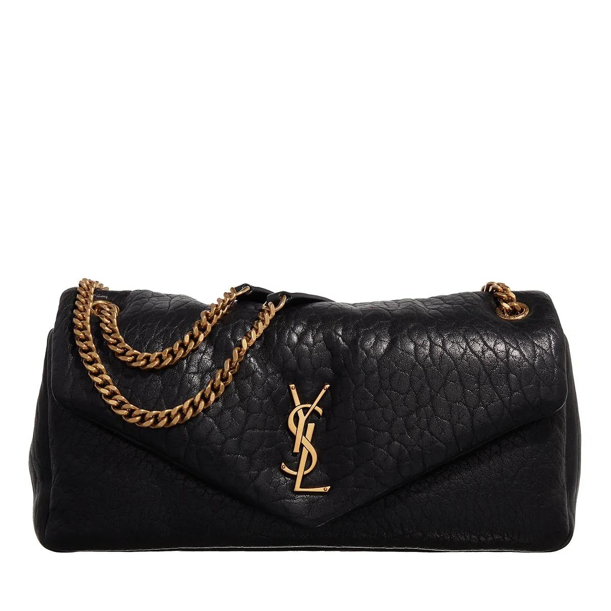 Saint Laurent Schultertasche - Calypso Medium - Gr. unisize - in Schwarz - für Damen von Saint Laurent