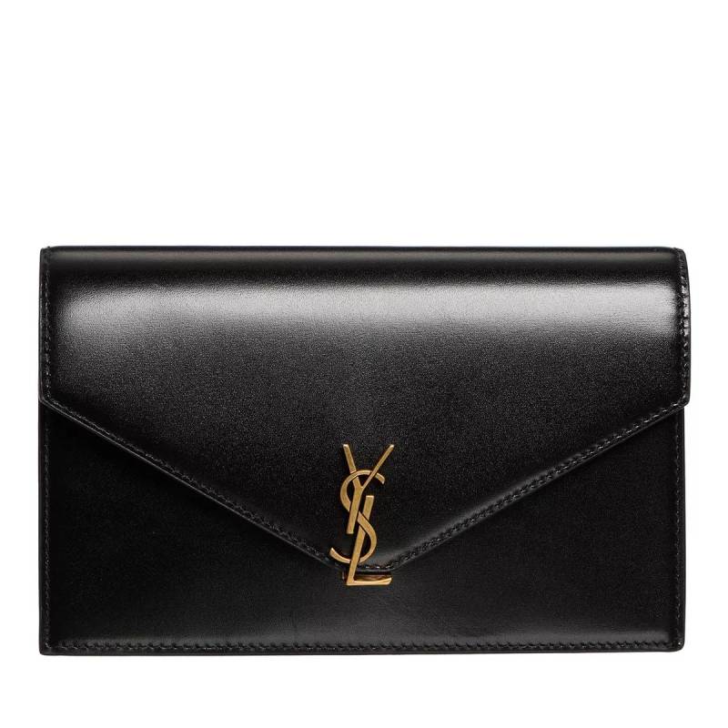 Saint Laurent Schultertasche - Envelope Mini Smooth Leather Bag - Gr. unisize - in Schwarz - für Damen von Saint Laurent