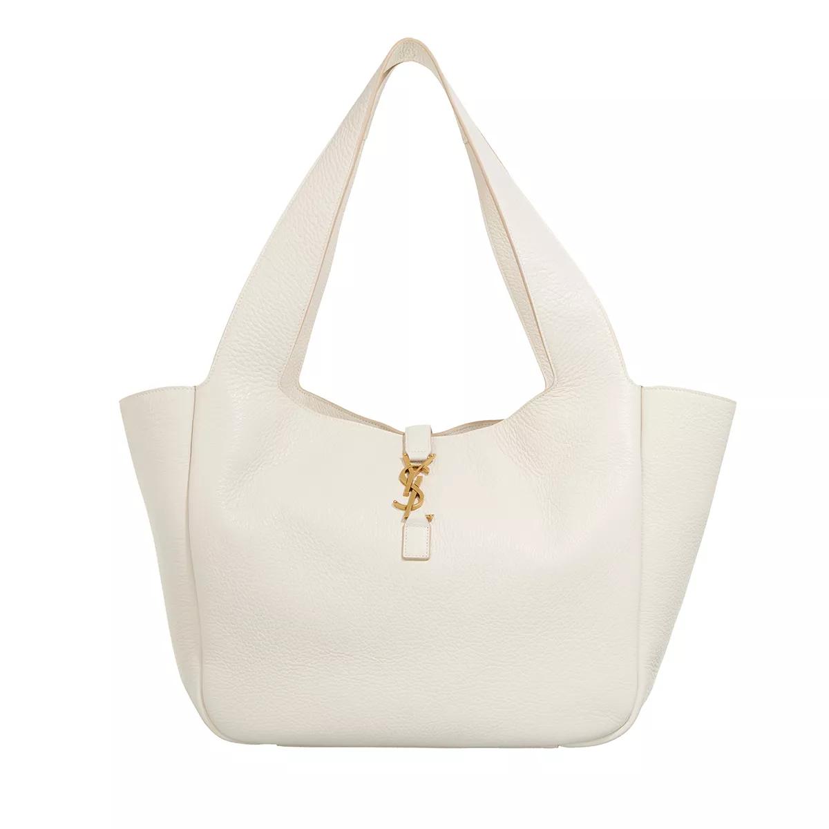 Saint Laurent Schultertasche - Le 5 A 7 Bea In Grained Leather - Gr. unisize - in Beige - für Damen von Saint Laurent